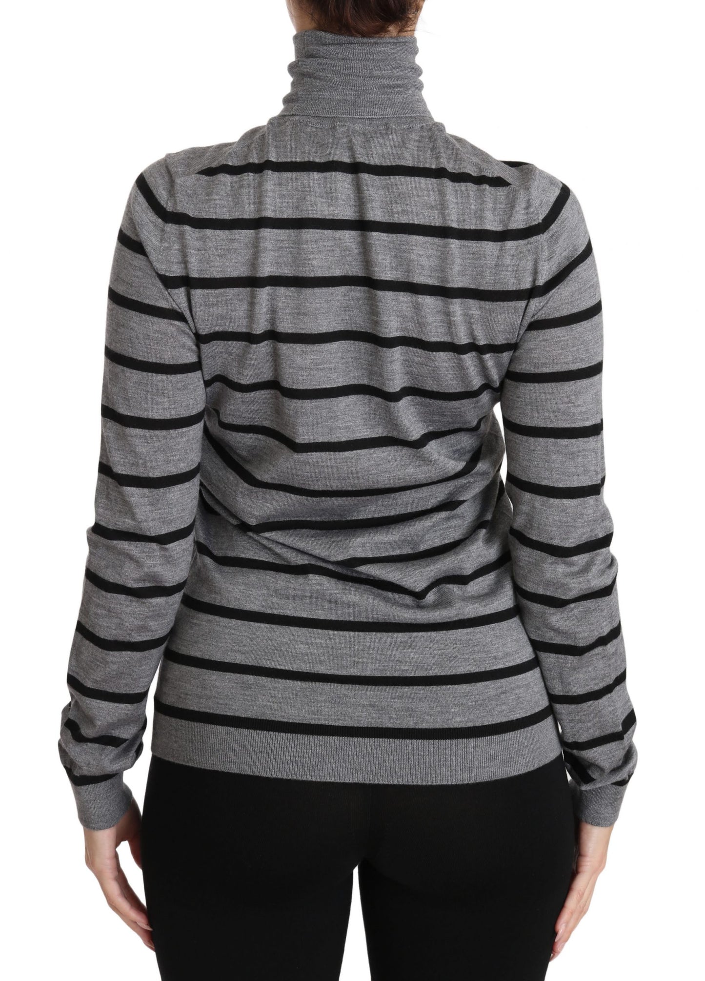 - Elegant Embroidered Cashmere-Silk Sweater