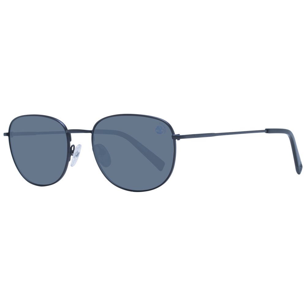 Timberland Men’s Sunglasses – Black Full-Rim Frame with Polarized Lenses, 54mm