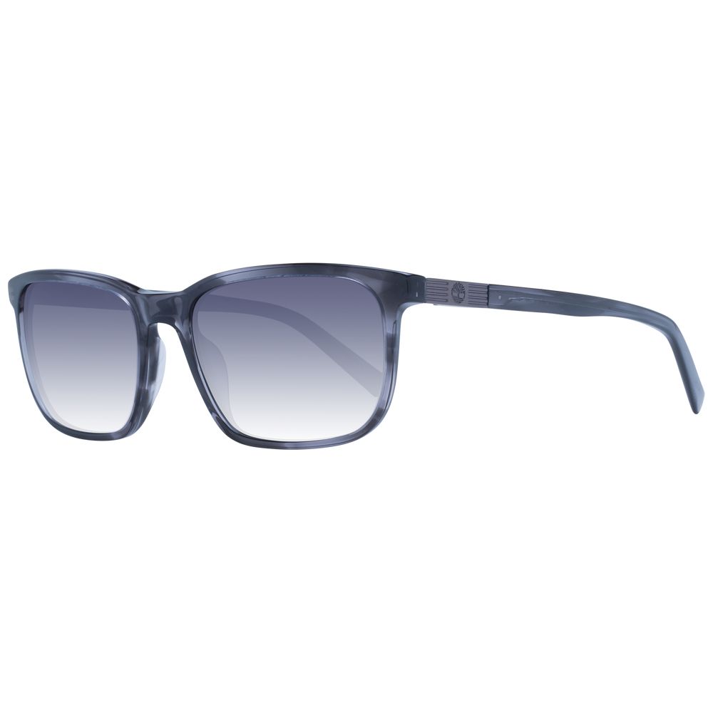 Timberland Men's Sunglasses - Grey Full-Rim Frame with Polarized Lenses
