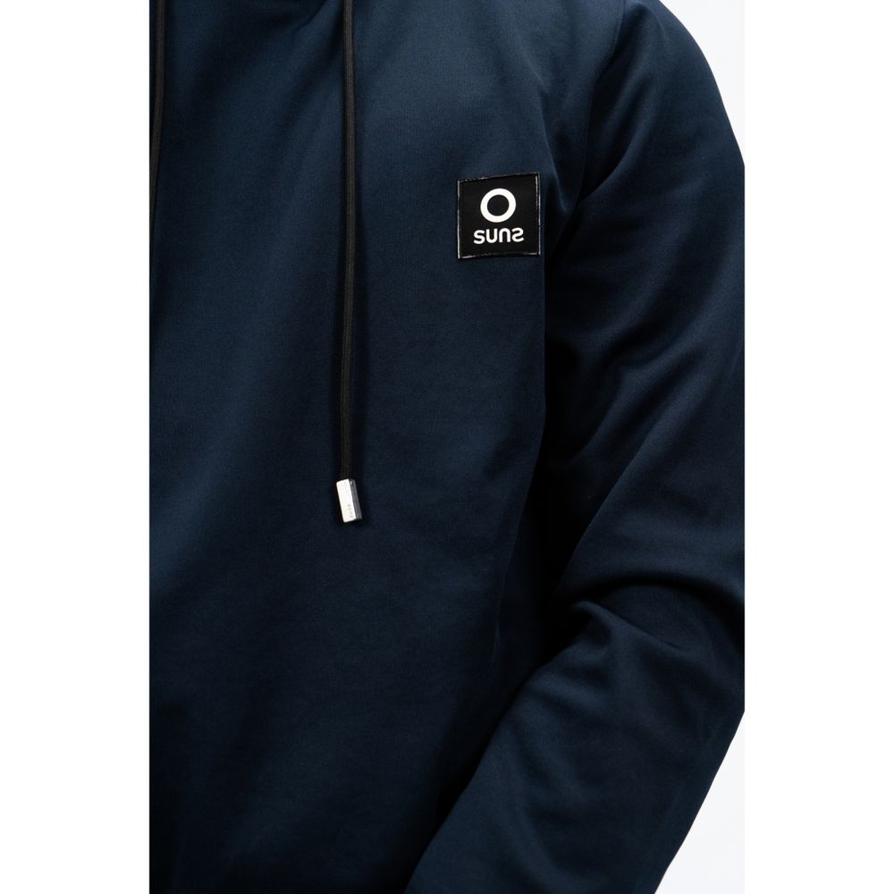 Suns Blue Nylon Hoodie Sweatshirt