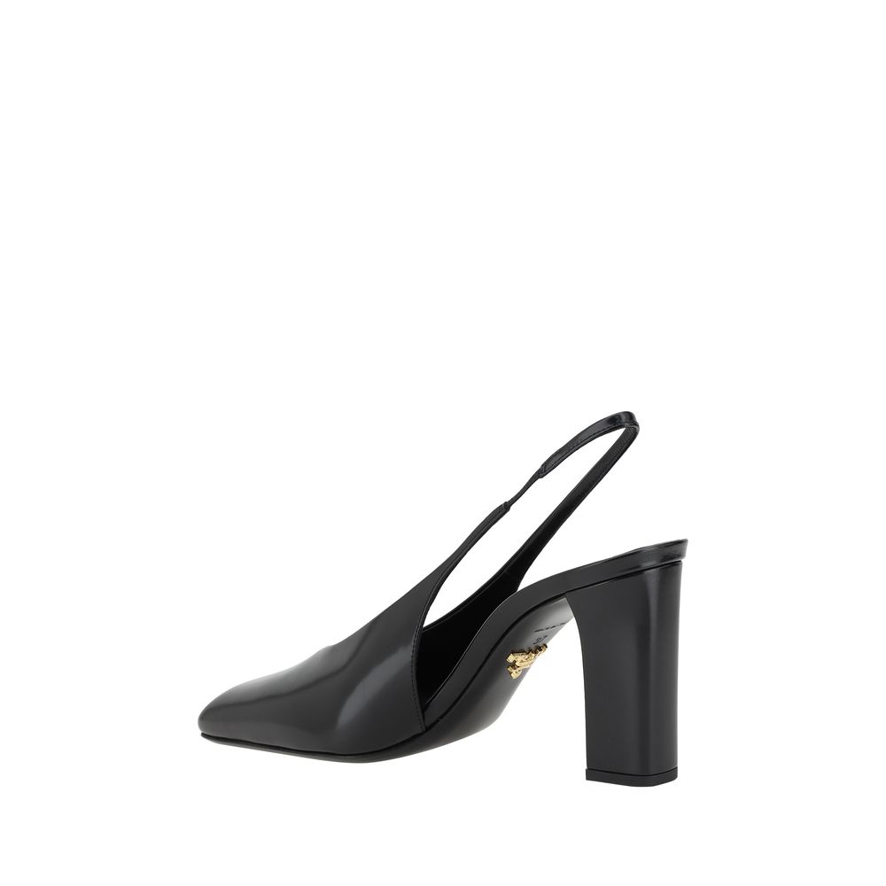 Prada Black Calf Leather Pumps: Elegance Redefined
