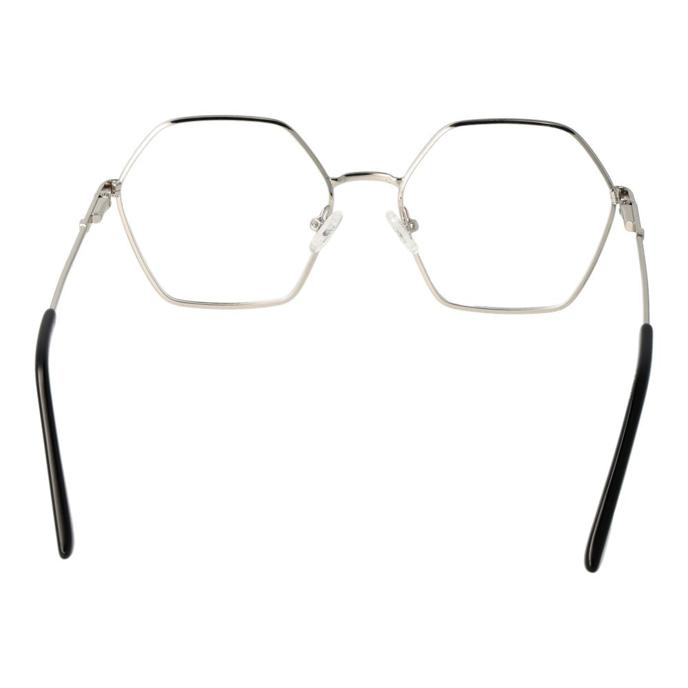 Guess Women’s Optical Glasses – Silver Geometric Frame, 54mm