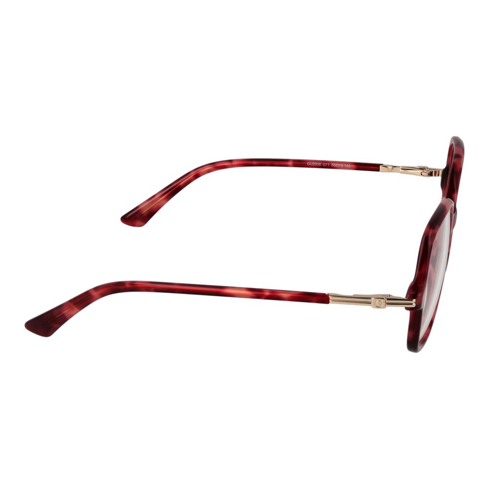 Guess Women’s Optical Frames – Burgundy Square Frame, 55mm