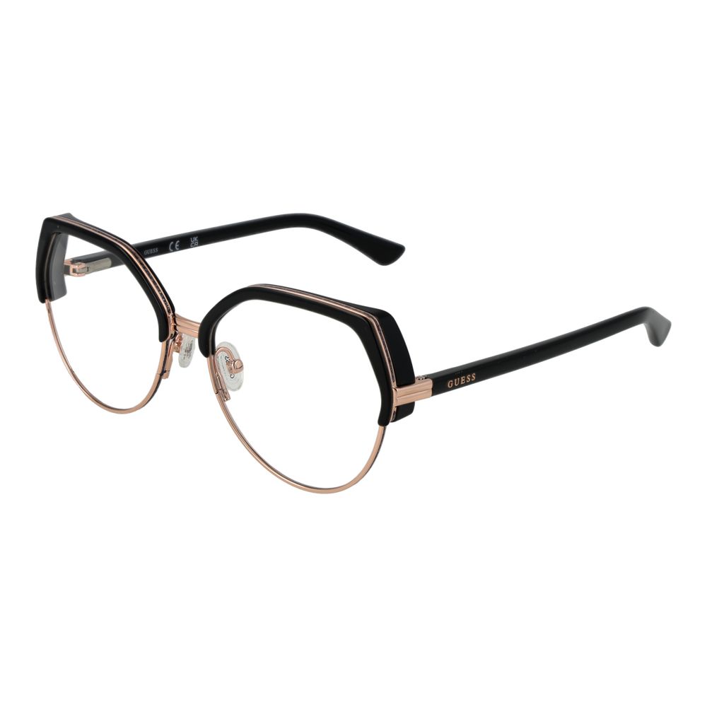 Guess Women’s Optical Glasses – Black Round Frame, 54mm