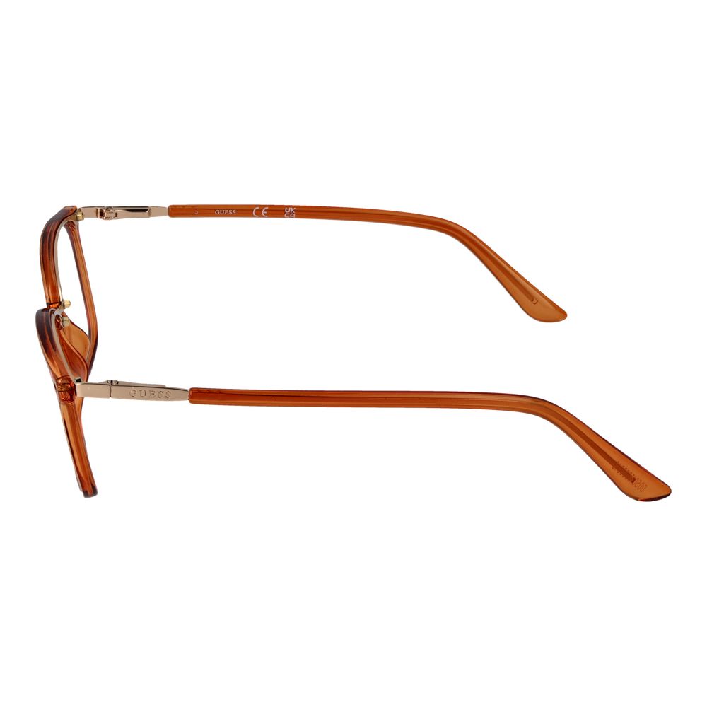 Guess Women’s Optical Glasses – Orange Rectangle Frame, 54mm