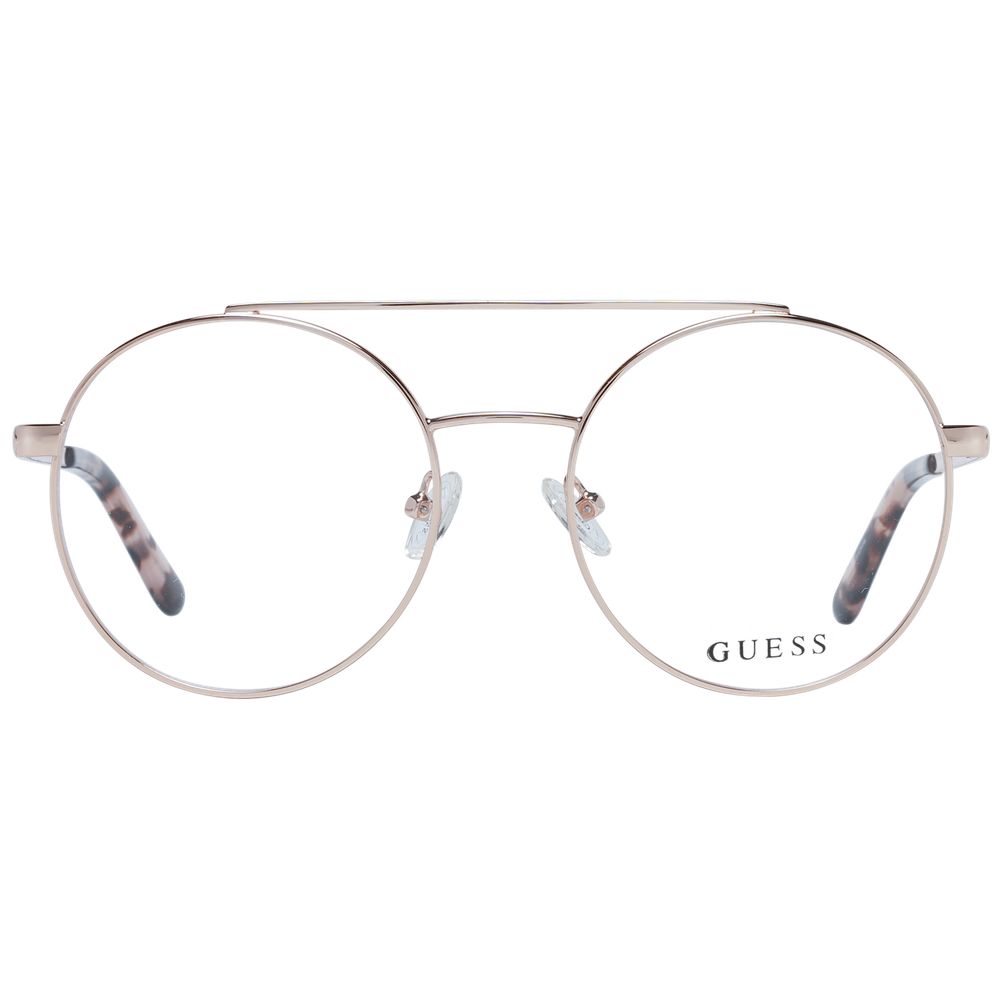 Guess Women’s Rose Gold Optical Glasses – Aviator Frame, 52mm