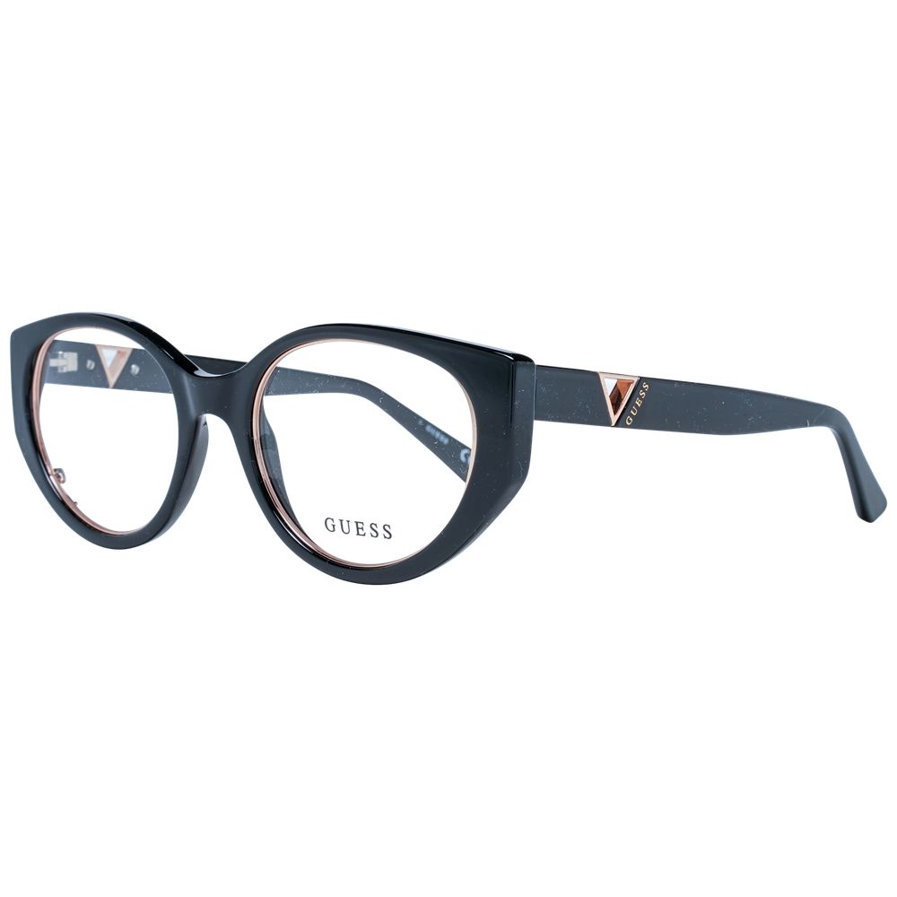 Guess Women's Cat Eye Optical Glasses – Black Frame, 52mm