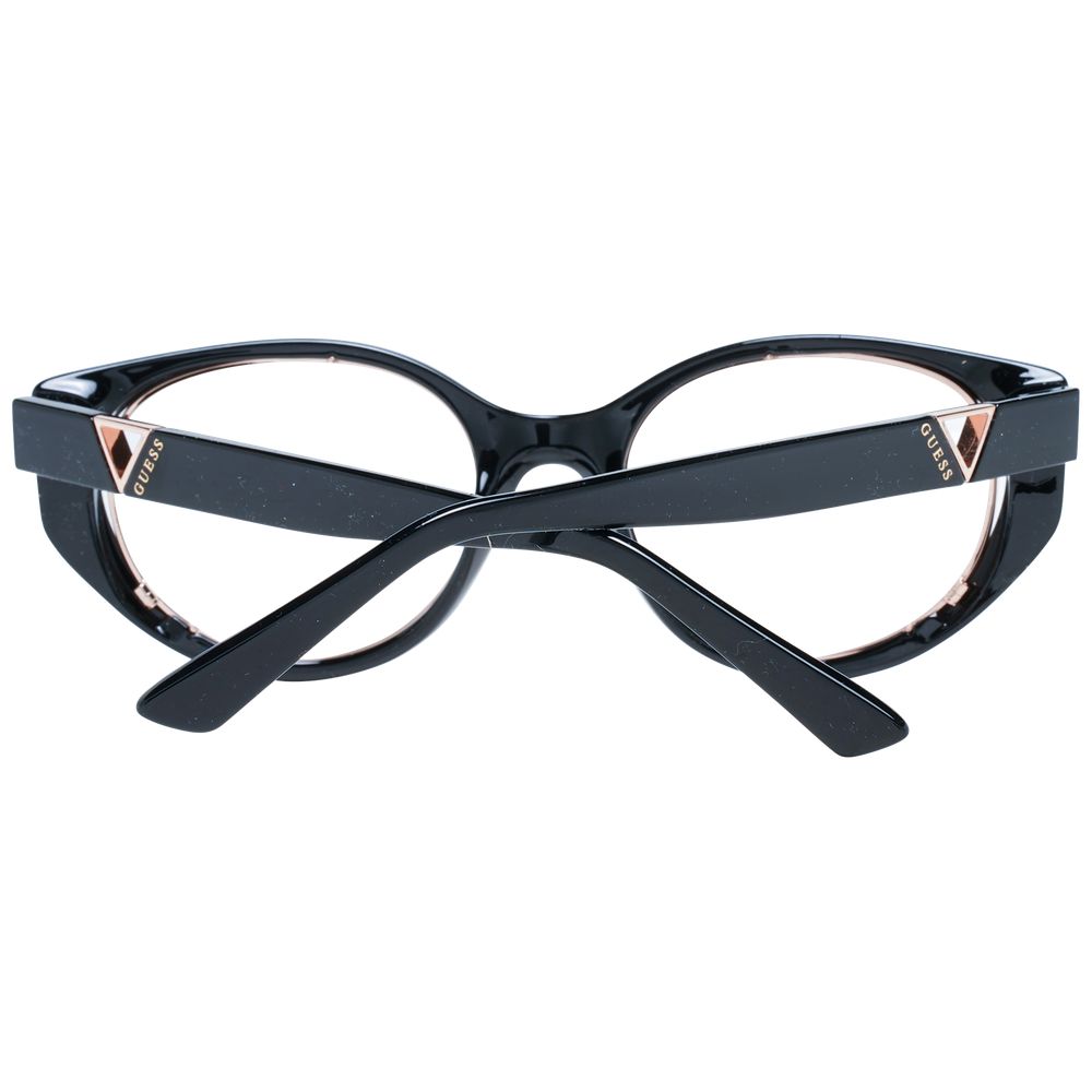 Guess Women's Cat Eye Optical Glasses – Black Frame, 52mm