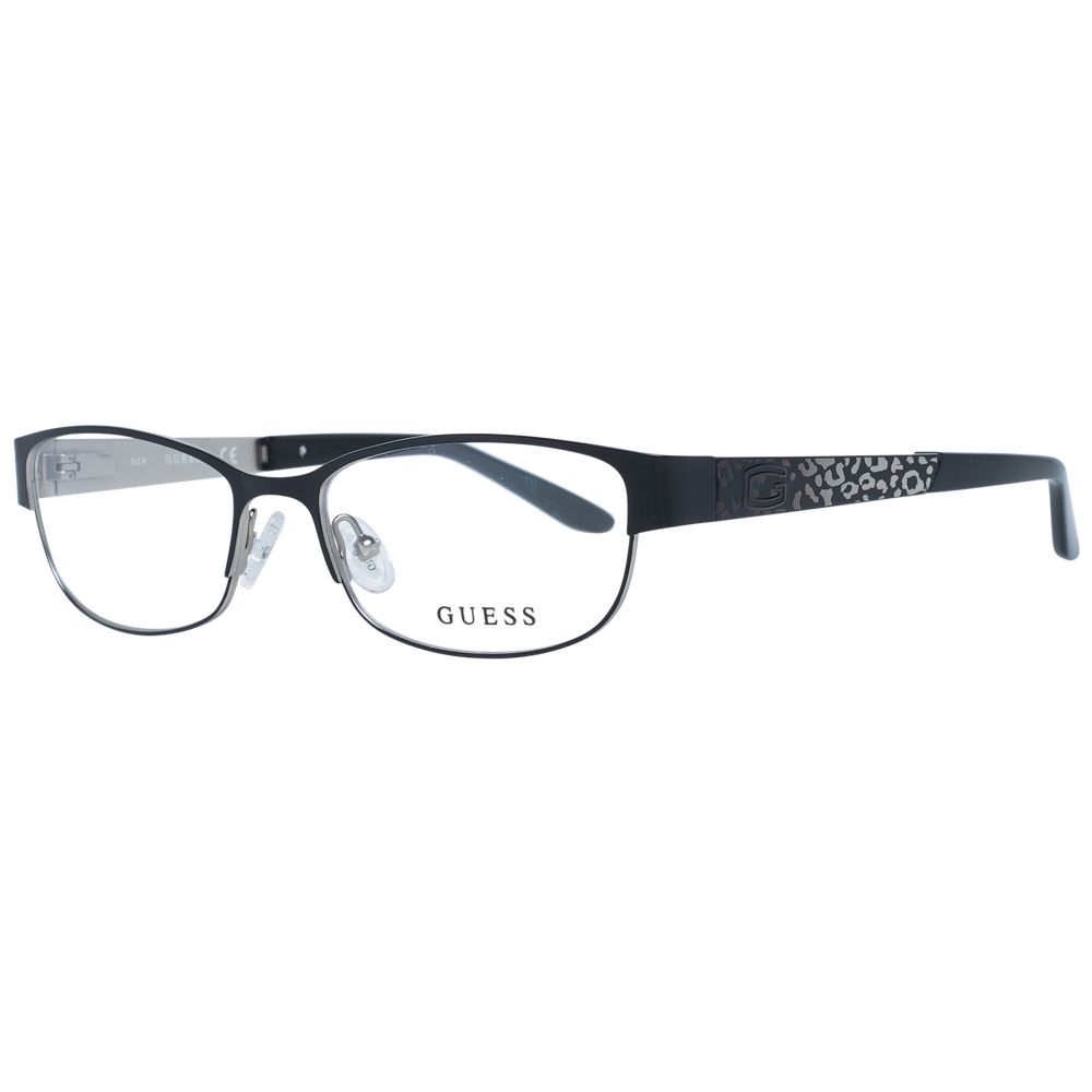 Guess Women's Black Optical Glasses – Oval Full-Rim Frame, 52mm