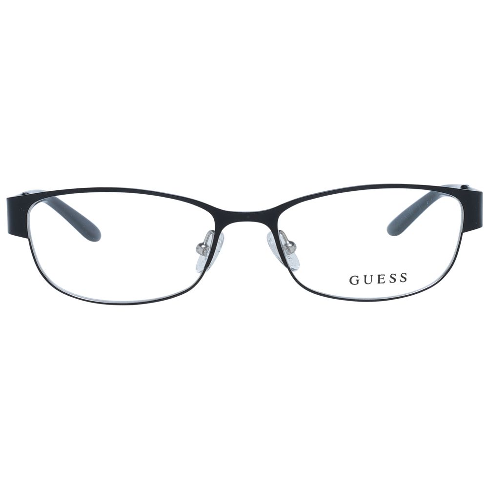 Guess Women's Black Optical Glasses – Oval Full-Rim Frame, 52mm