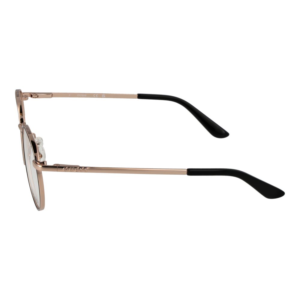 Guess Unisex Optical Glasses – Black Round Frame, 50mm