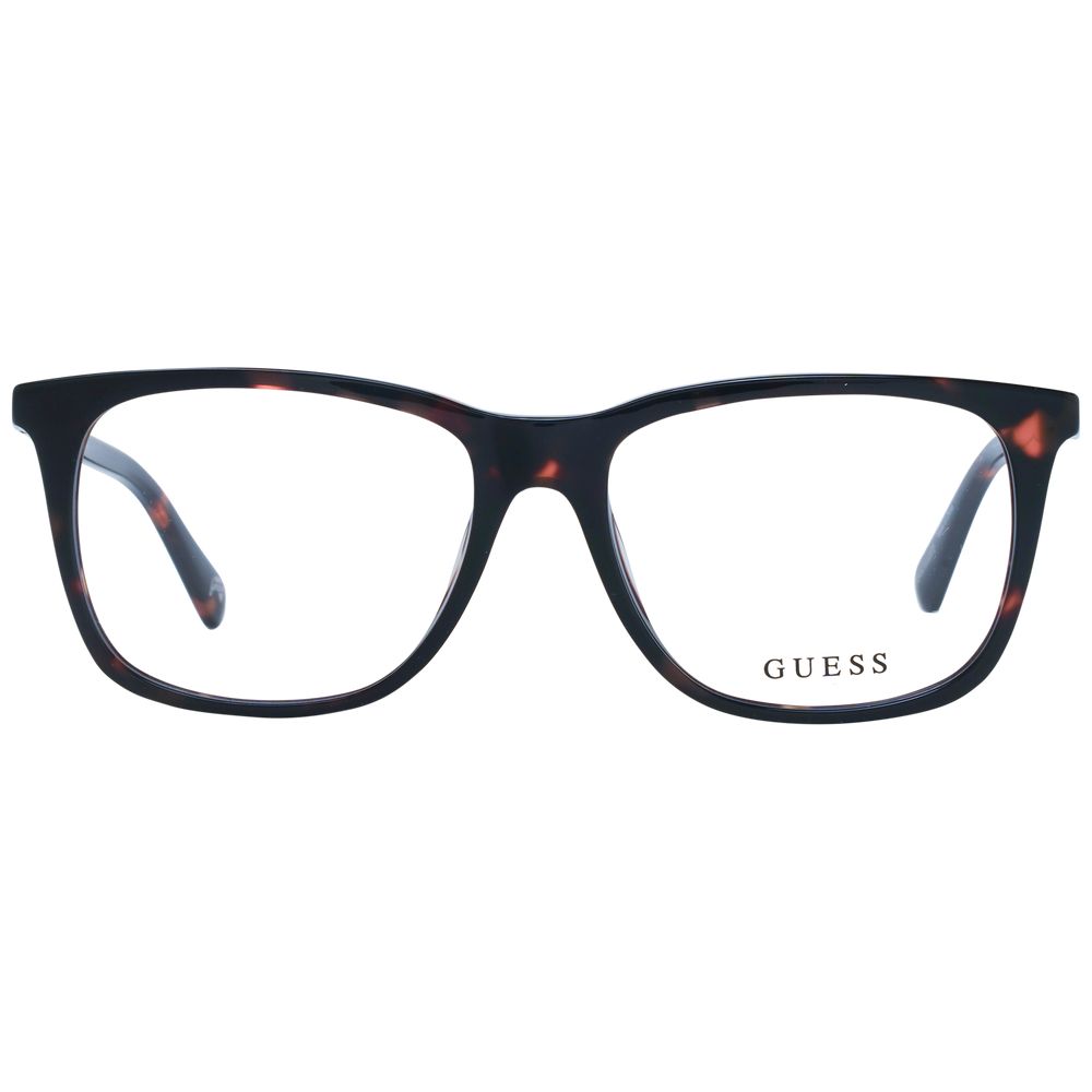 Guess Unisex Brown Optical Frames – Square Full-Rim, 54mm