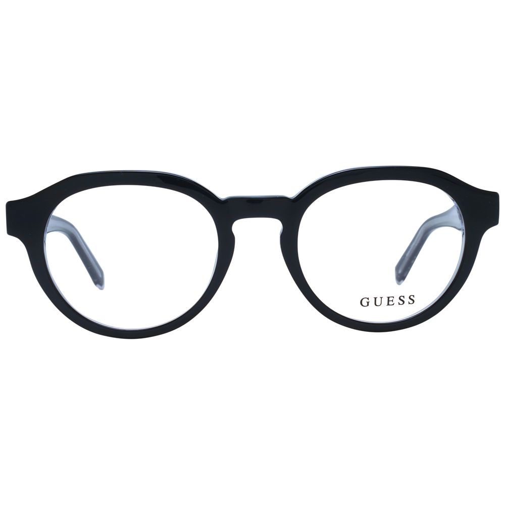 Guess Unisex Optical Glasses – Black Round Frames
