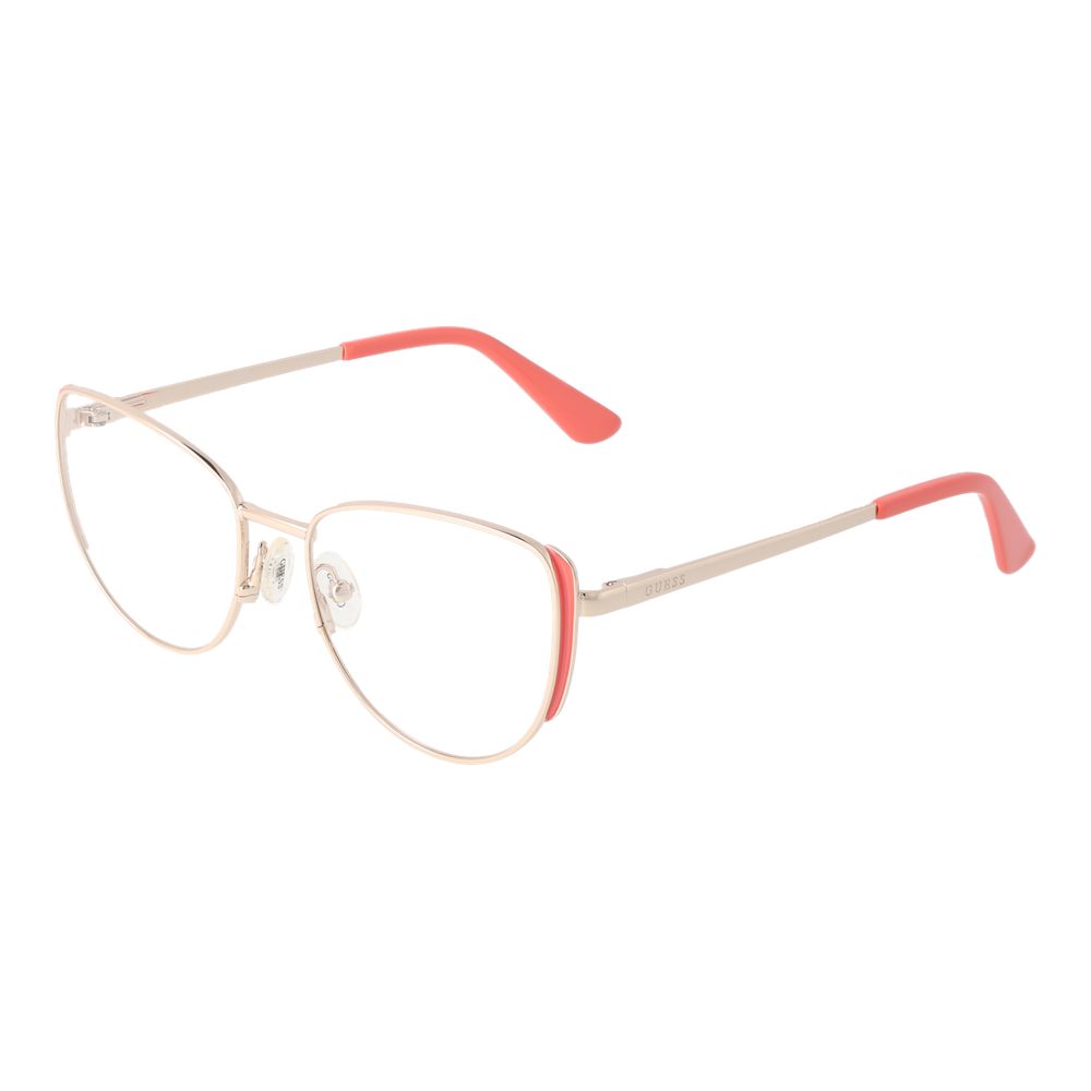 Guess Women’s Optical Glasses – Coral Cat Eye Frame, 50mm