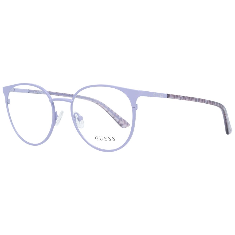 Guess Women’s Purple Optical Frames – Round Design