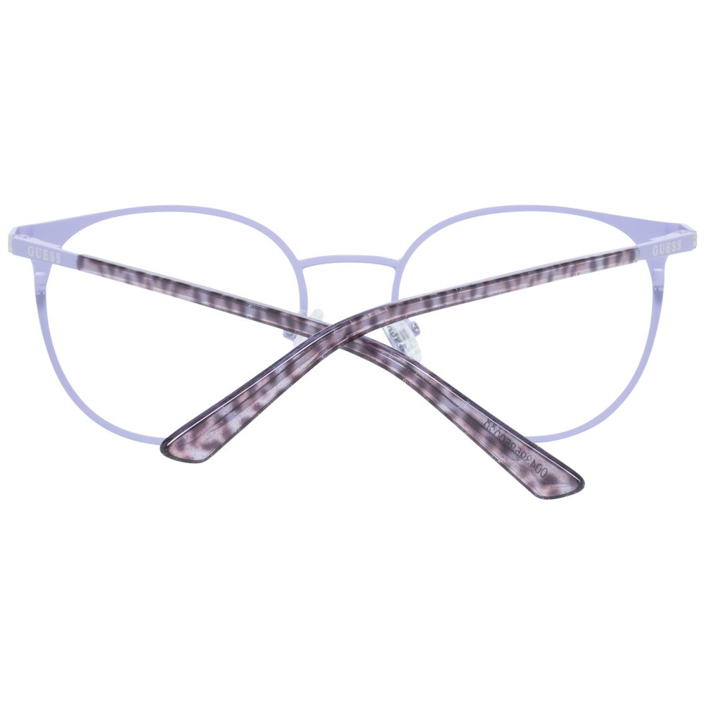 Guess Women’s Purple Optical Frames – Round Design