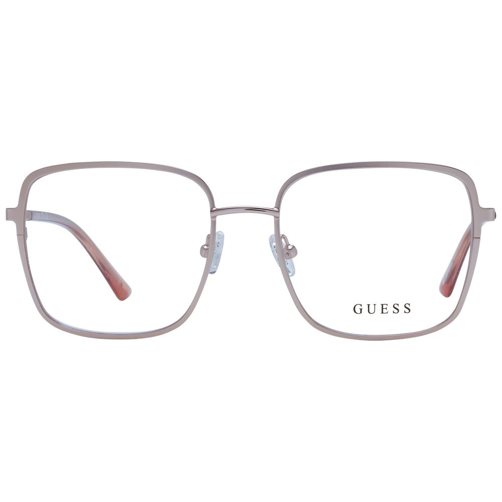 Guess Women’s Optical Frames – Rose Gold Square, 54mm