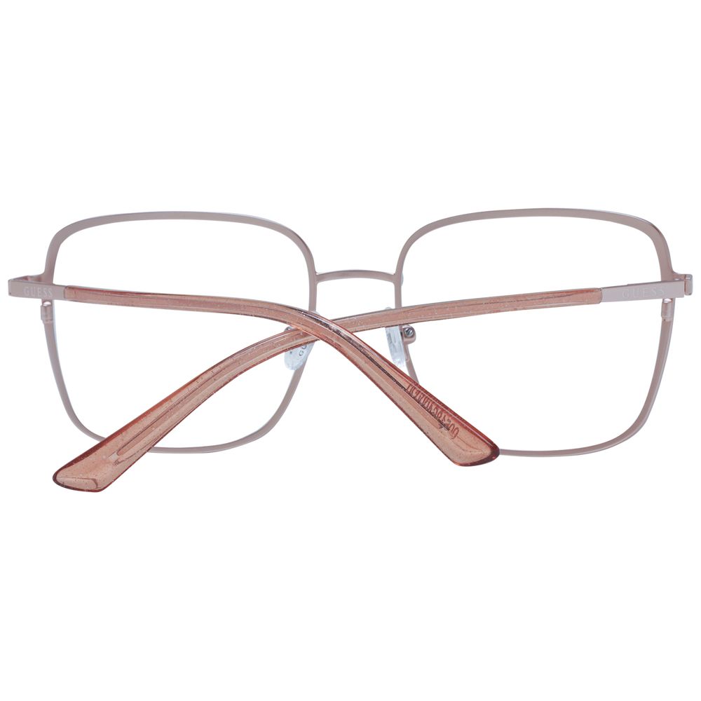 Guess Women’s Optical Frames – Rose Gold Square, 54mm