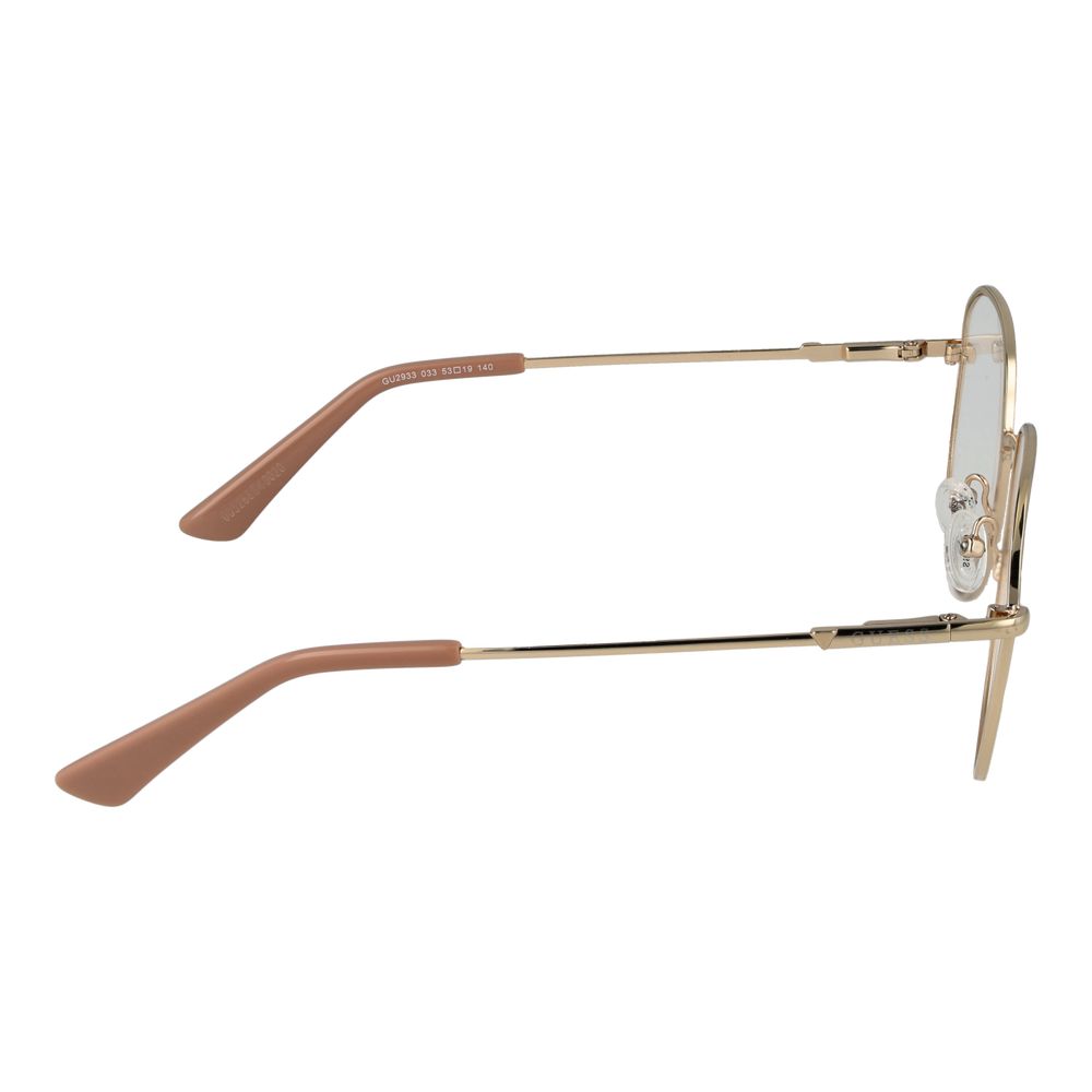Guess Women’s Optical Glasses – Gold Round Frame, 53mm