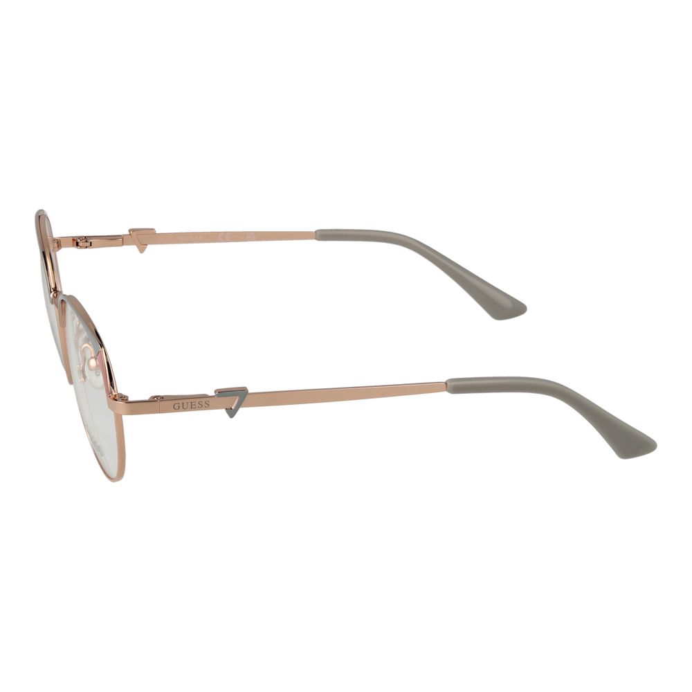 Guess Women’s Optical Glasses – Rose Gold Round Frame, 51mm