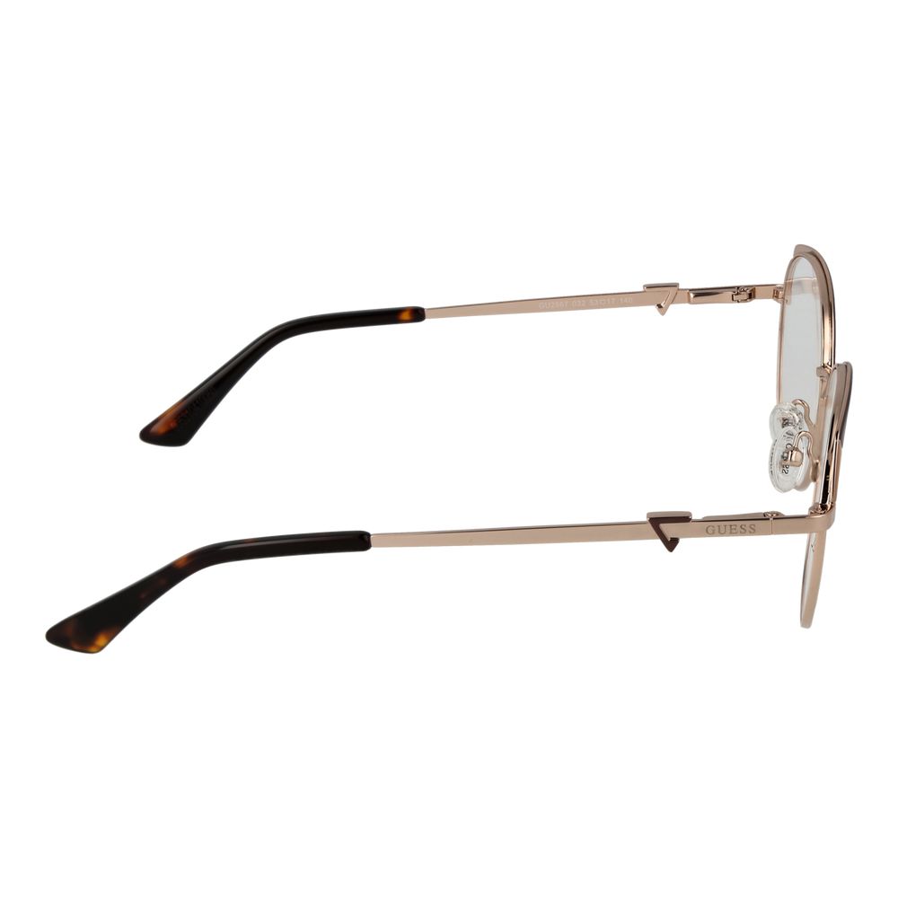 Guess Women’s Optical Glasses – Gold Round Frame, 53mm