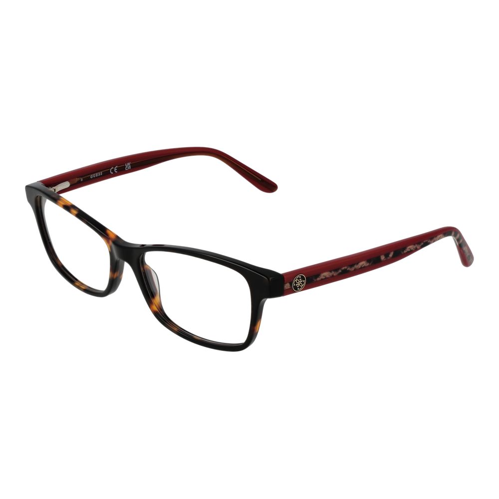 Guess Women’s Optical Glasses – Brown Rectangle Frame, 55mm