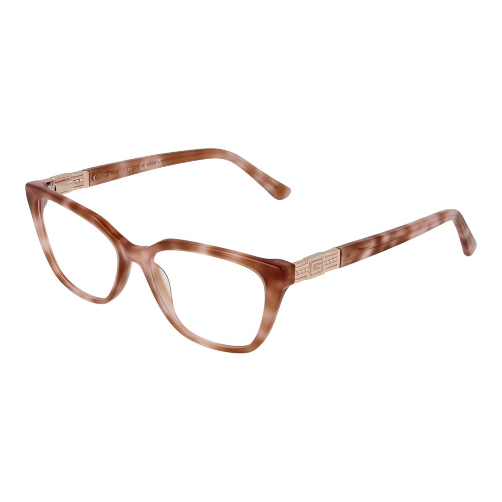 Guess Women’s Optical Glasses – Beige Rectangle Frame, 51mm
