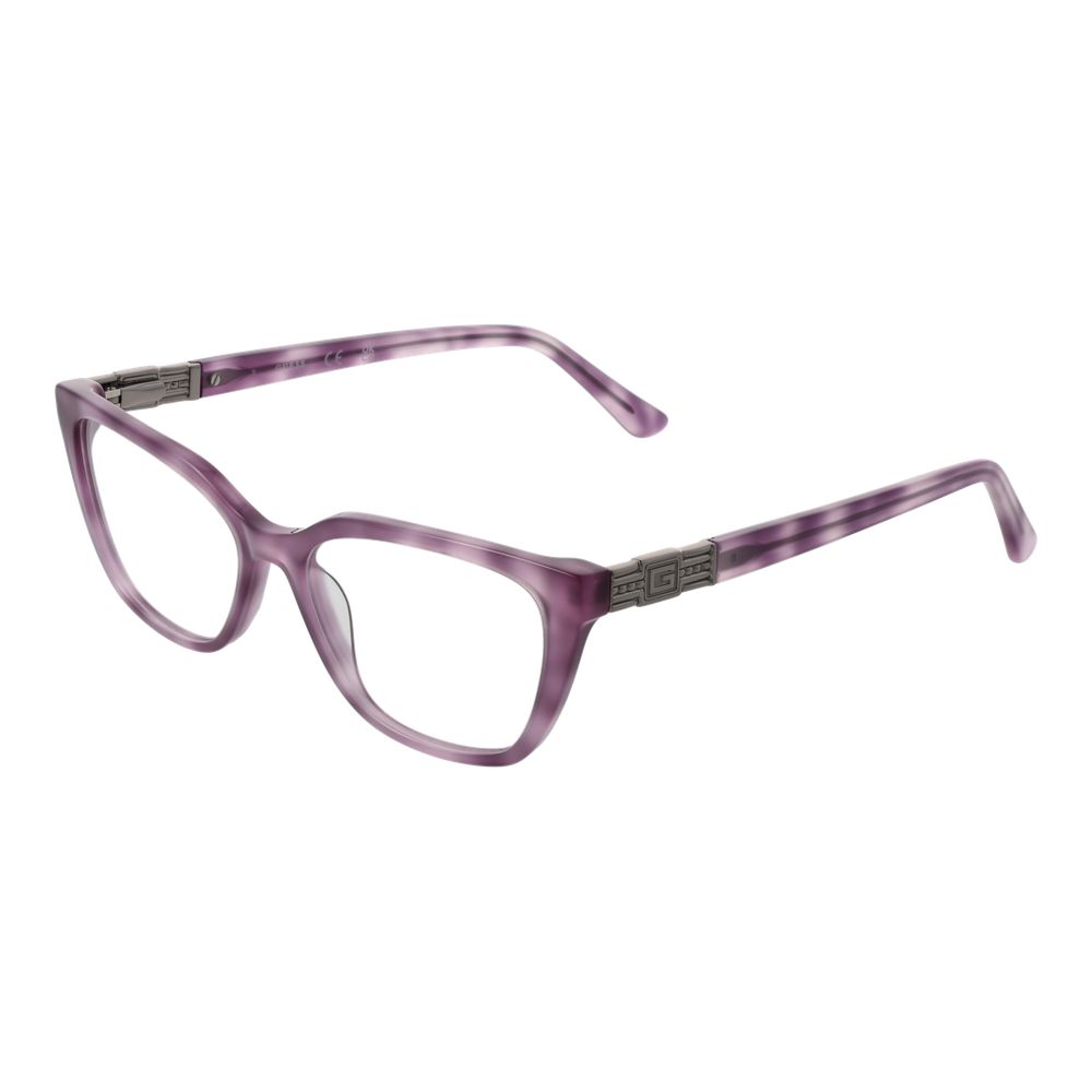 Guess Women’s Optical Frames – Purple Rectangle Style, 51mm