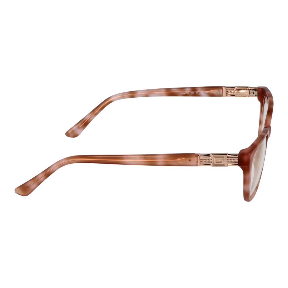 Guess Women’s Optical Glasses – Beige Rectangle Frame, 51mm