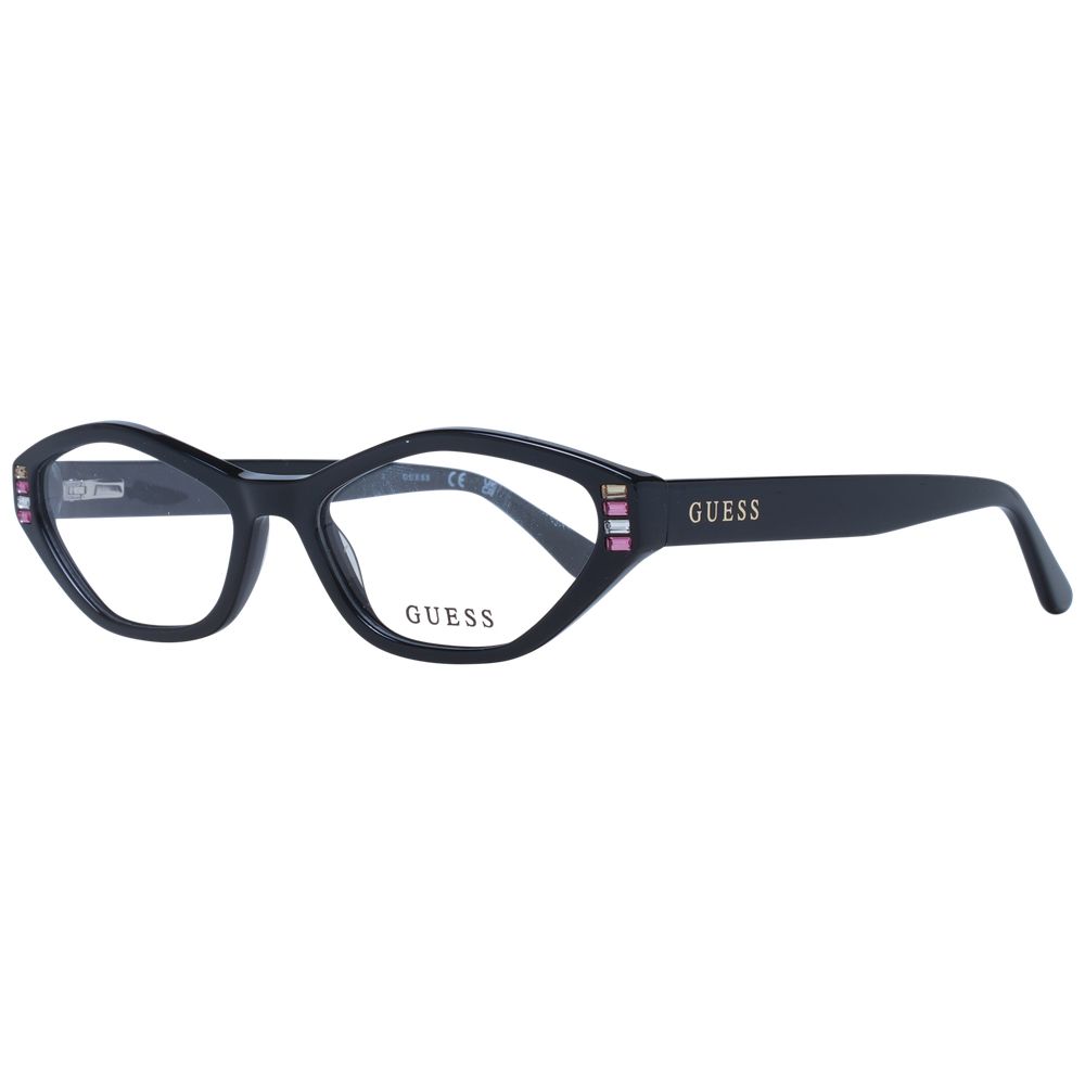 Guess Women’s Optical Glasses – Black Oval Frame, 53mm