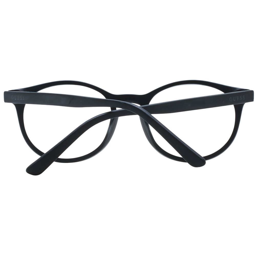 Guess Unisex Optical Glasses – Black Round Frame, 47mm