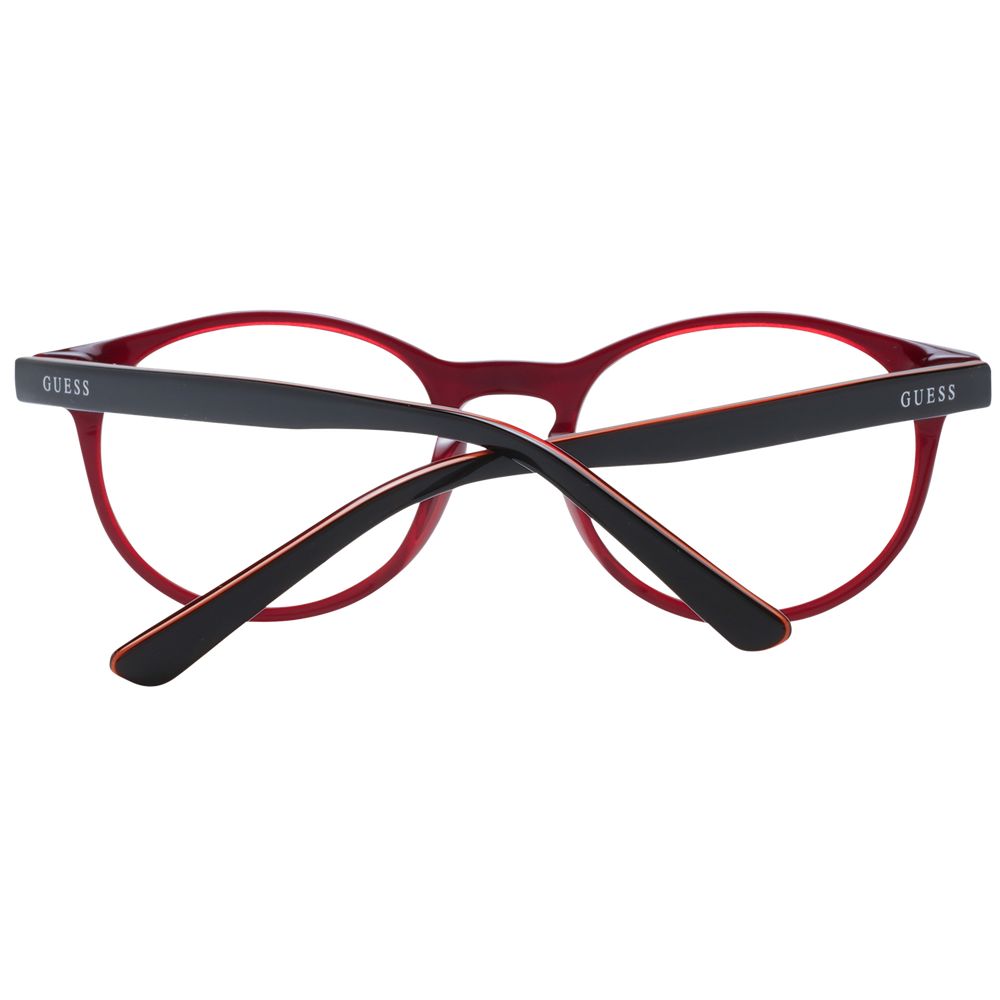 Guess Unisex Optical Frames – Black Round Frame, 47mm