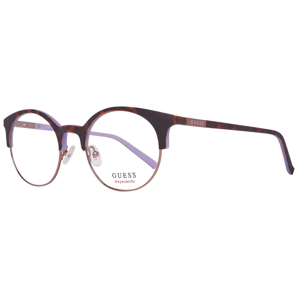 Guess Women’s Optical Frames – Brown Round Full-Rim, 51mm