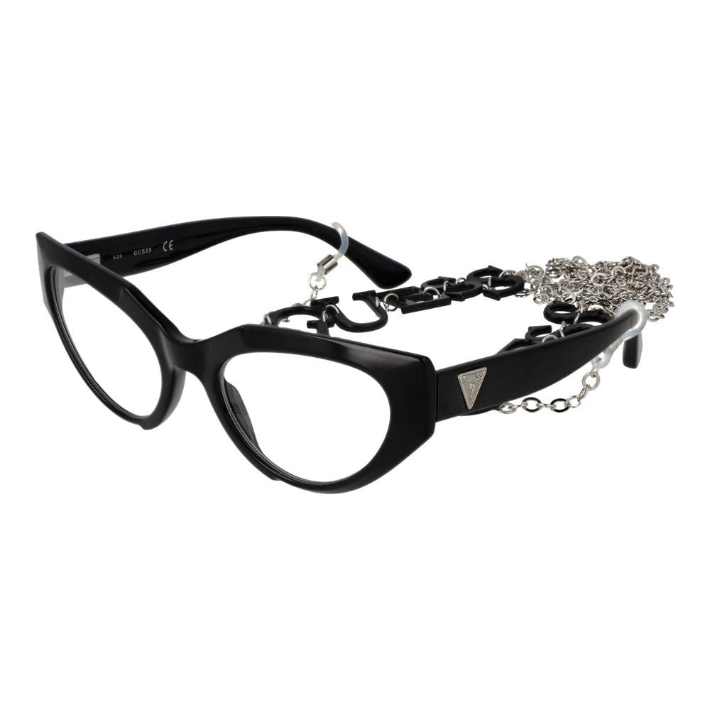Guess Women’s Optical Glasses – Black Cat Eye Frame, 55mm