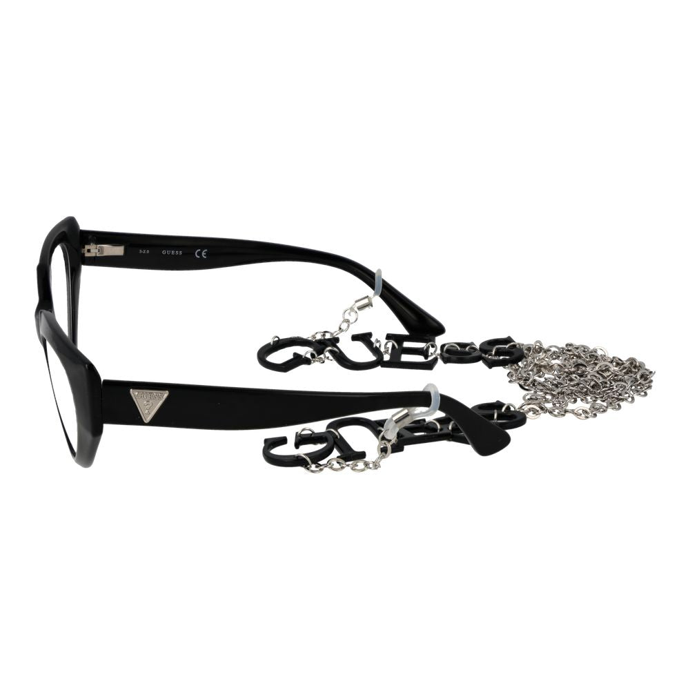 Guess Women’s Optical Glasses – Black Cat Eye Frame, 55mm