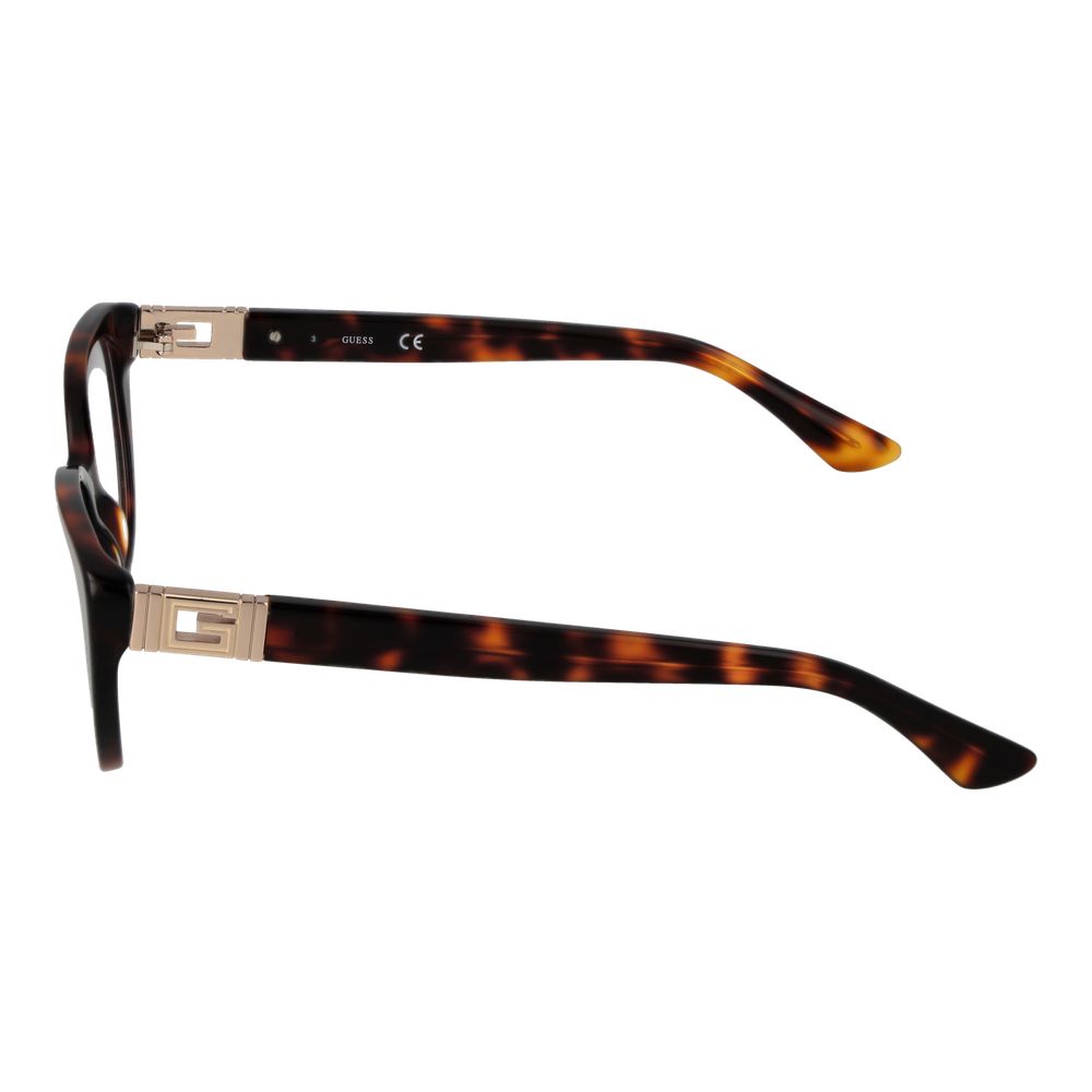 Guess Women's Optical Frames – Brown Cat Eye Style, 51mm