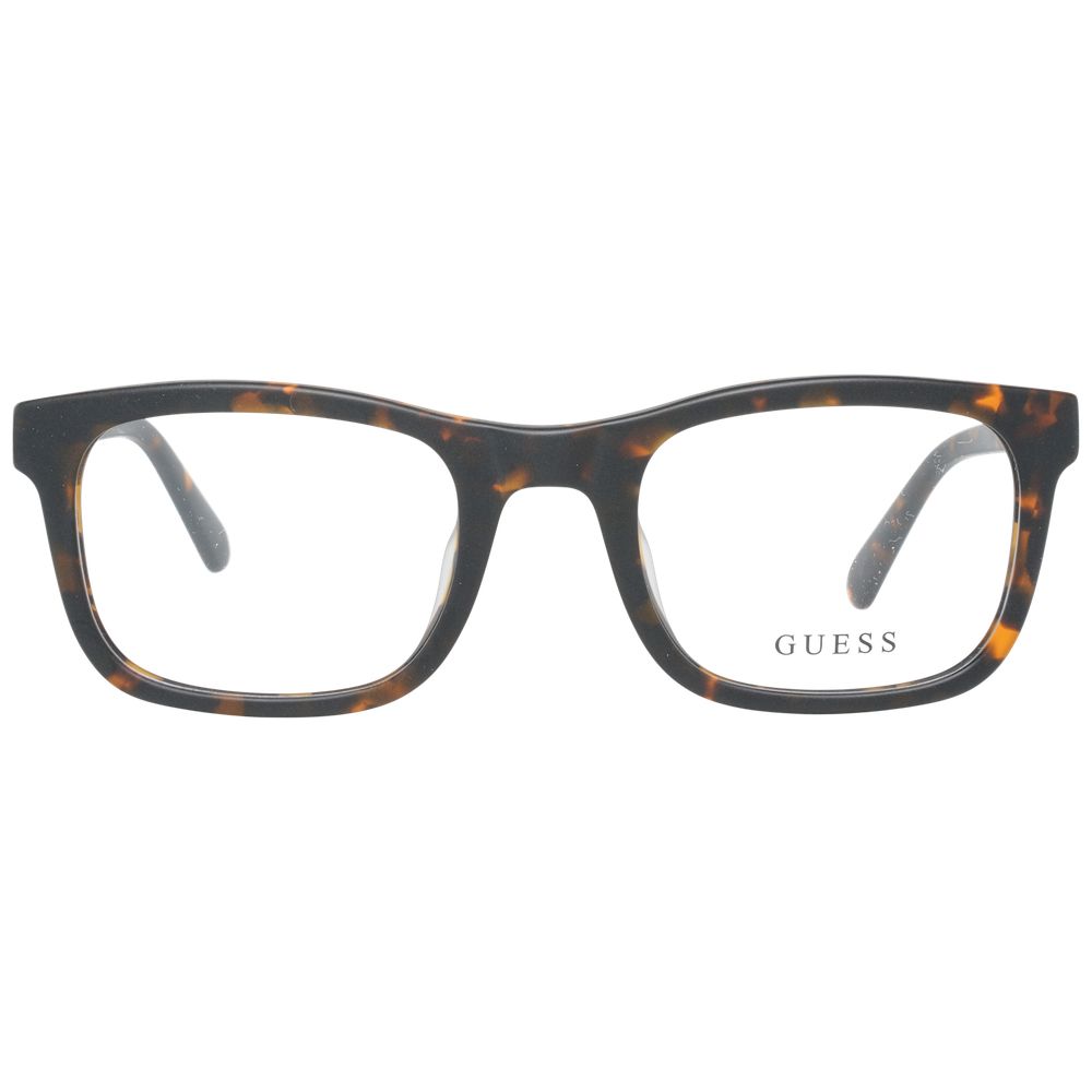 Guess Brown Men’s Optical Frames – Rectangle Full-Rim, 51mm
