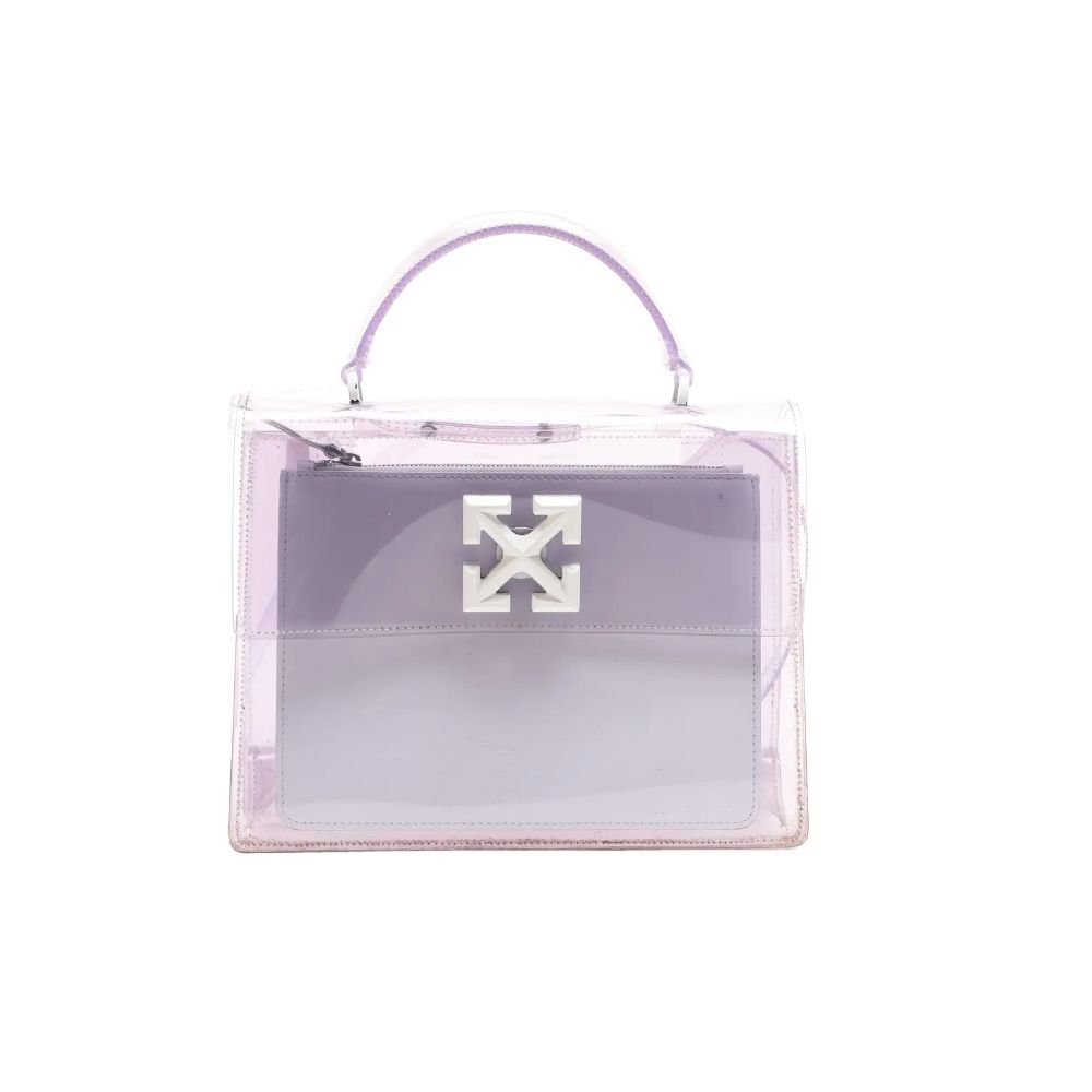 Off-White White PVC Crossbody Bag