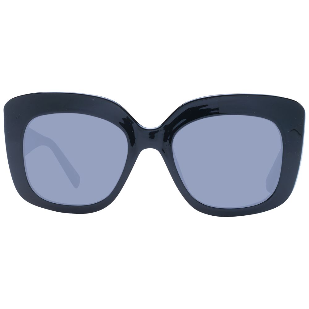 Ted Baker Women's Sunglasses – Black Square Frame with Grey Lenses, 51mm