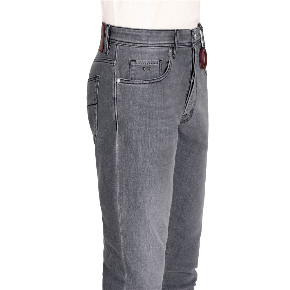 Tramarossa Michelangelo Gray Cotton Jeans