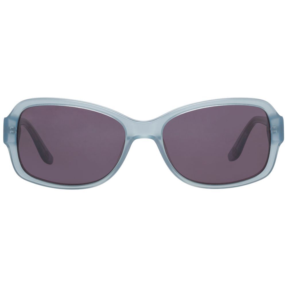 Harley-Davidson Blue Women Sunglasses with Grey Lenses - Rectangle Shape
