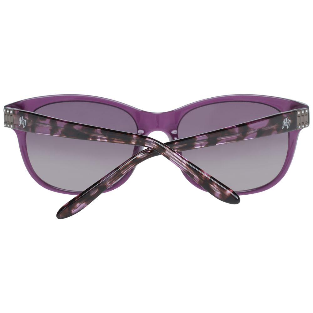 Harley-Davidson Purple Butterfly Women Sunglasses with Grey Lenses