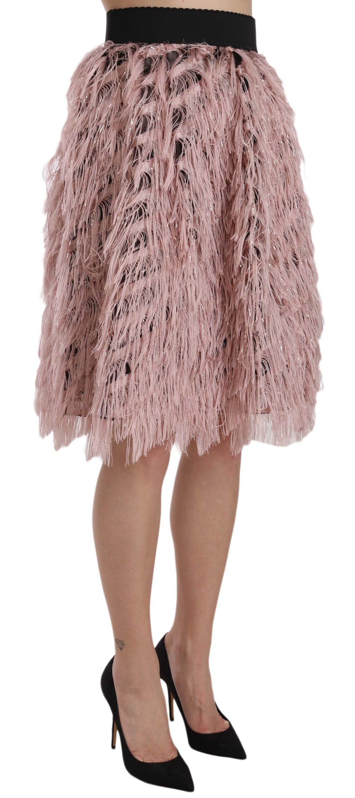 - Wide Elastic Waist High Fashion Skirt