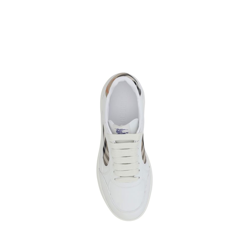 Burberry Leather Sneakers - Casual Chic Redefined