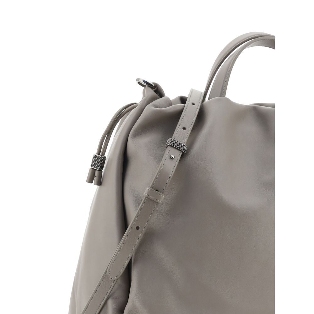 Brunello Cucinelli Leather Shoulder Bag