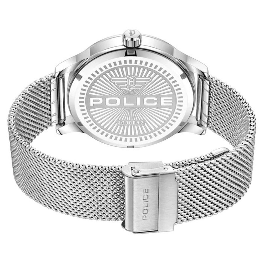 Police Men’s Gray Stainless Steel Quartz Watch men