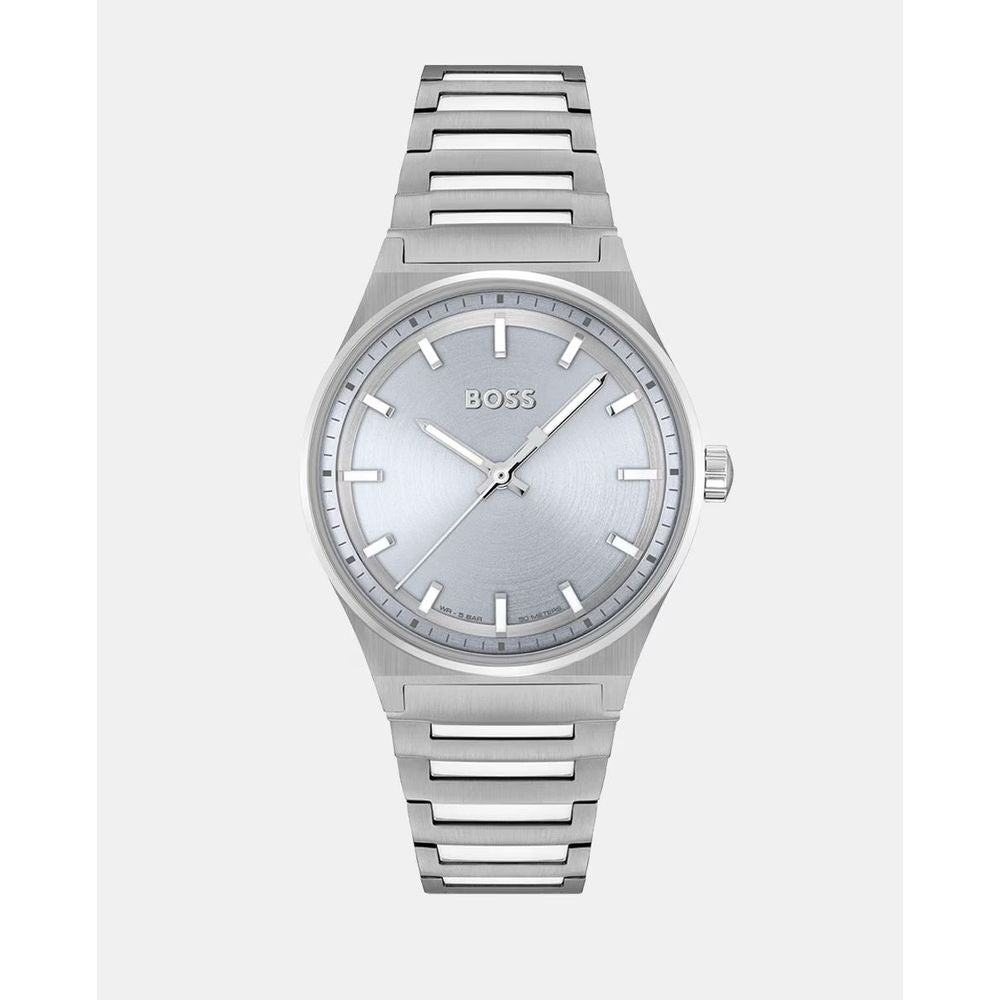Hugo Boss Men’s Silver Stainless Steel Analog Watch