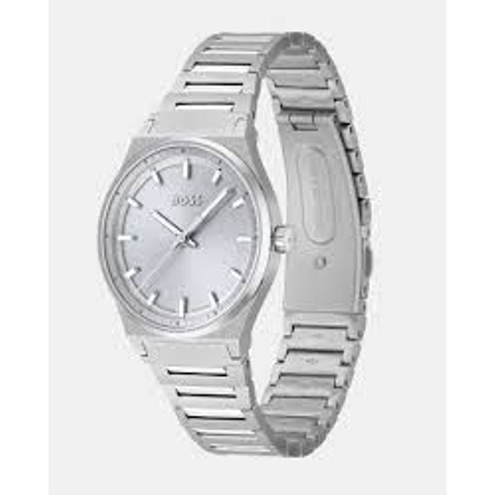 Hugo Boss Men’s Silver Stainless Steel Analog Watch
