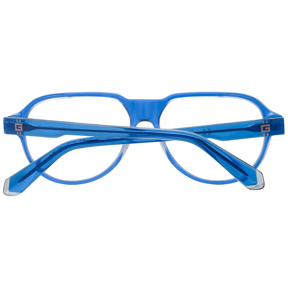 Guess Men's Optical Glasses – Blue Aviator Frame, 56mm