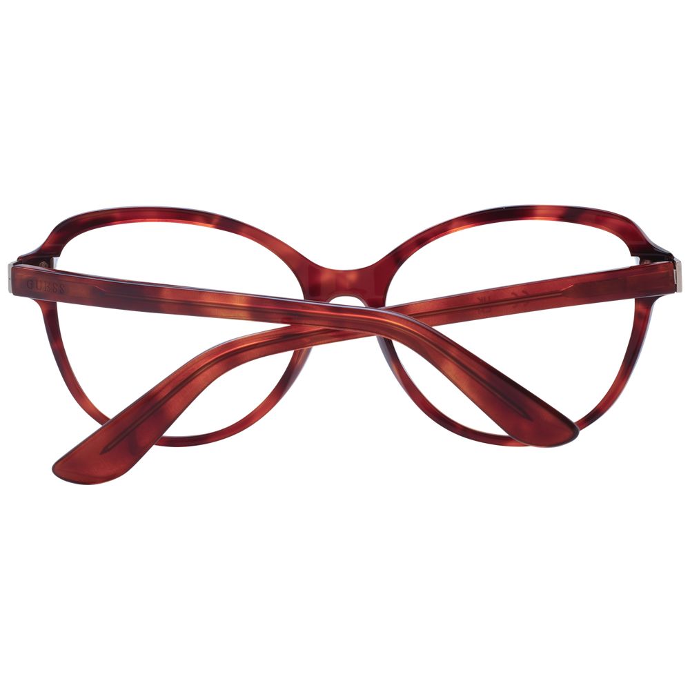 Guess Women’s Optical Glasses – Brown Round Frame, 55mm